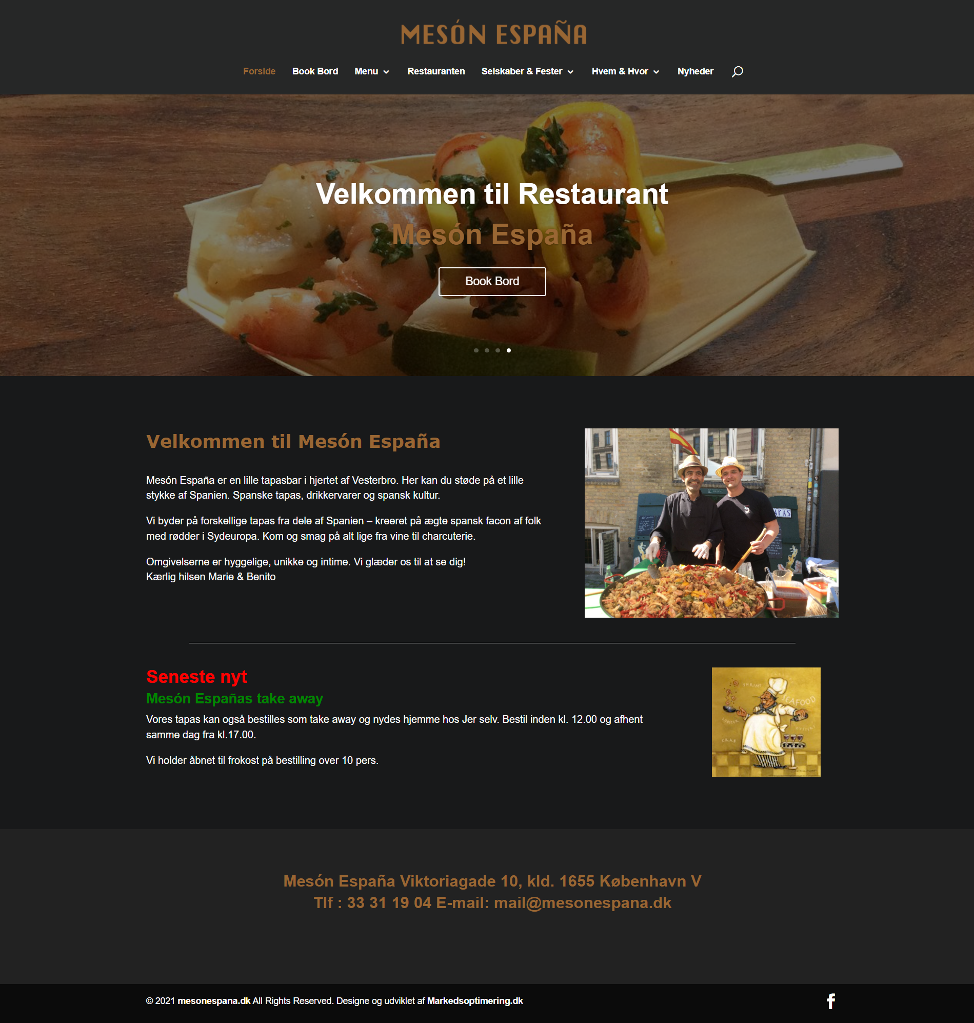 Restaurant Website with Divi theme fully responsive
