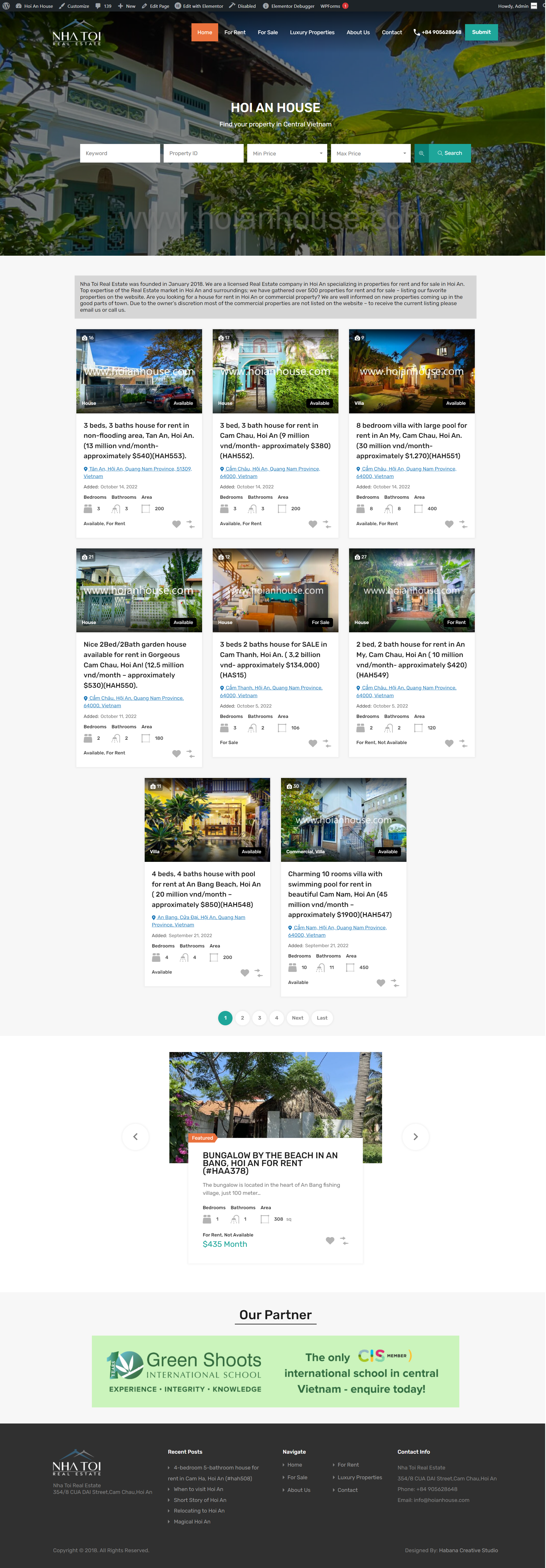 Real Estate Website- Rent and Sale Properties